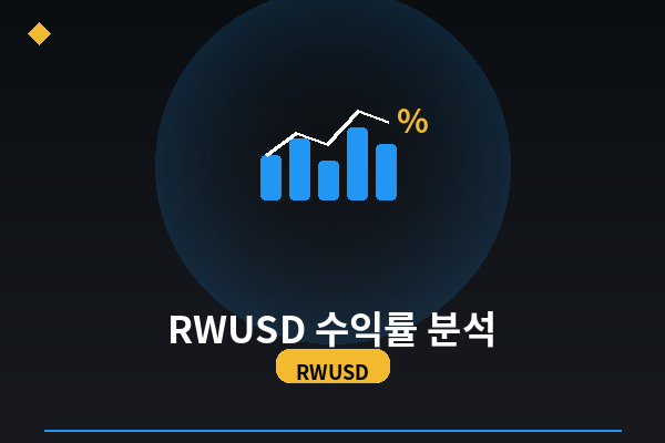 RWUSD 수익률 4.2% APR, 은행 예금보다 나을까? (수익 시뮬레이션)
